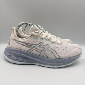 ASICS Gel-Cumulus 25 Womens Size 8 Running Shoes PureGEL FF Blast+ White‎ Blue